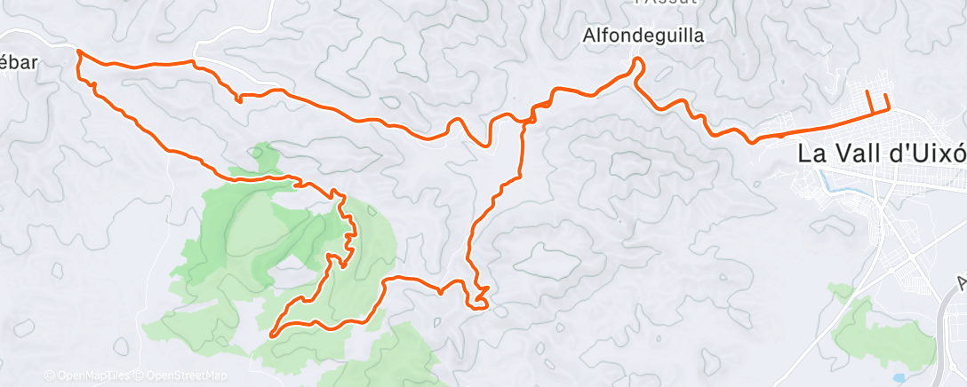 Карта физической активности (Bicicleta de montaña a la hora del almuerzo barro barro y barro 🙃)