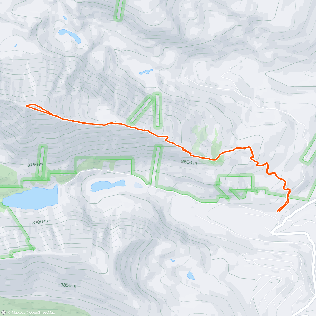 アクティビティ「Morning Hike」の地図