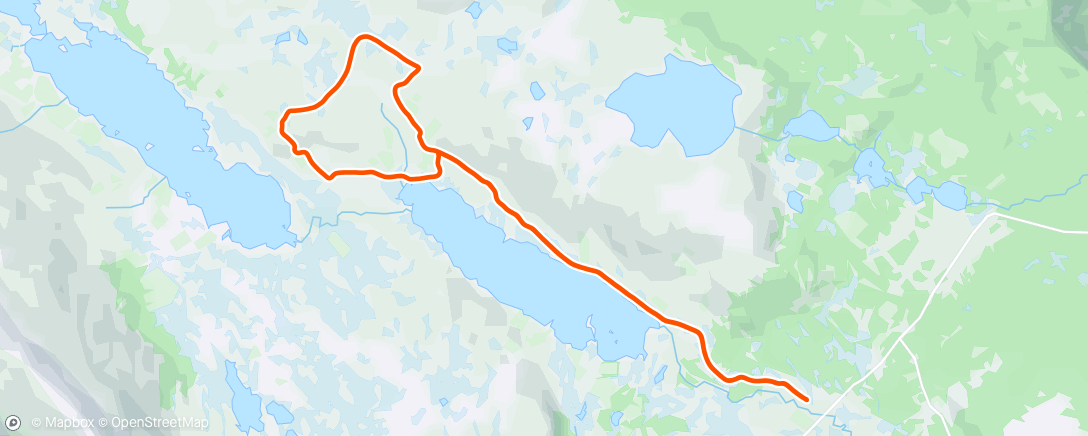 Map of the activity, Søre Syndin