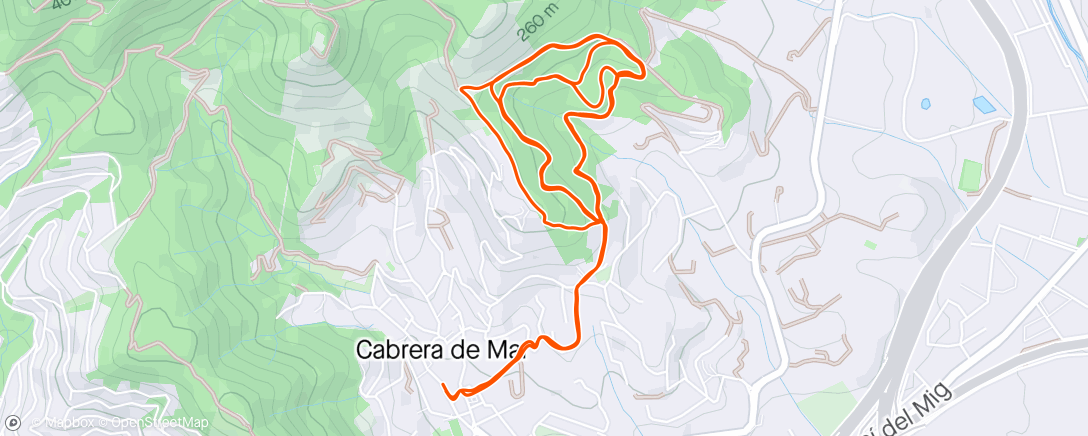 Mapa da atividade, Circuit el Nou Sherpa ByUG ⛰🏃🏻‍♂️11,4km/1h24'/+530m/7'21"km (02-05-24)