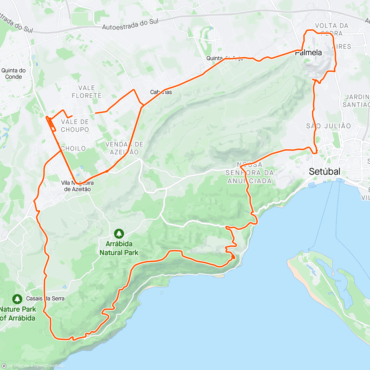 Mapa de la actividad (Volta de bicicleta matinal)