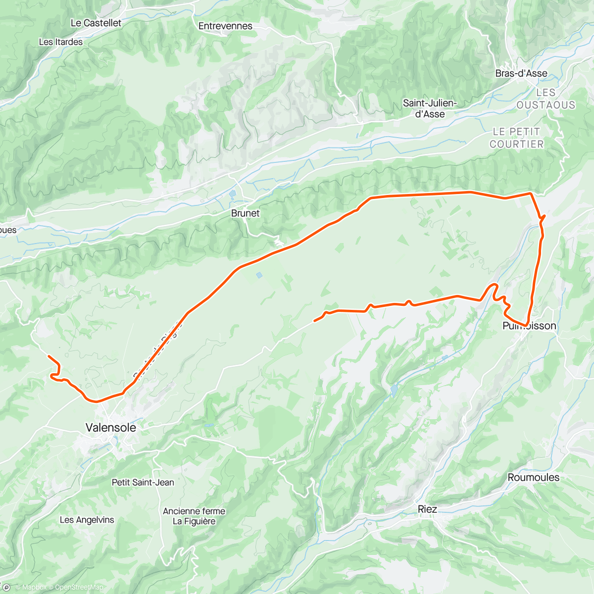 Map of the activity, ROUVY - Bike LT Pyramid 24min - 2024-05-09