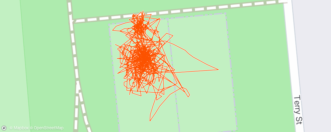 Map of the activity, Morning Workout