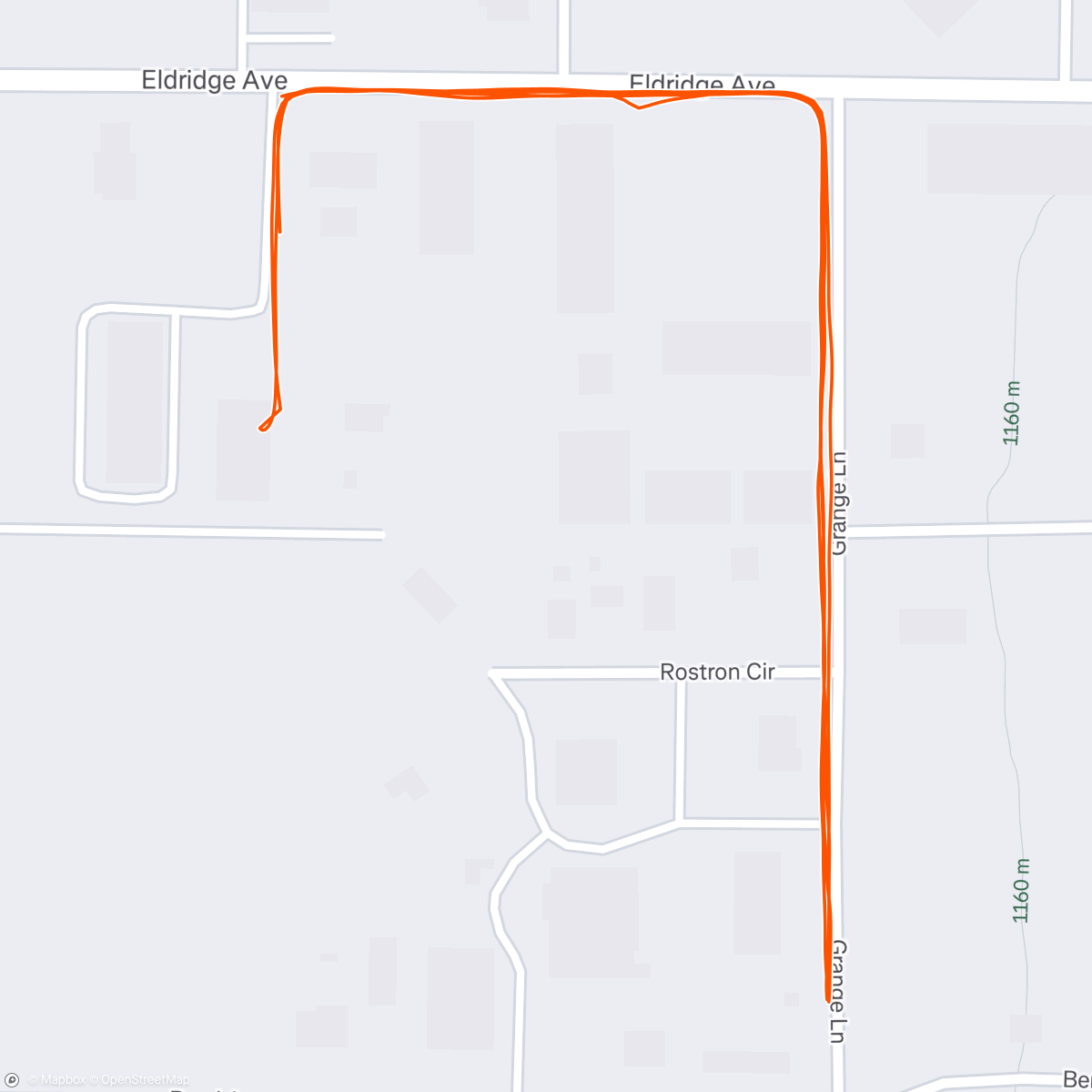 Map of the activity, Memorial Day MURPH!