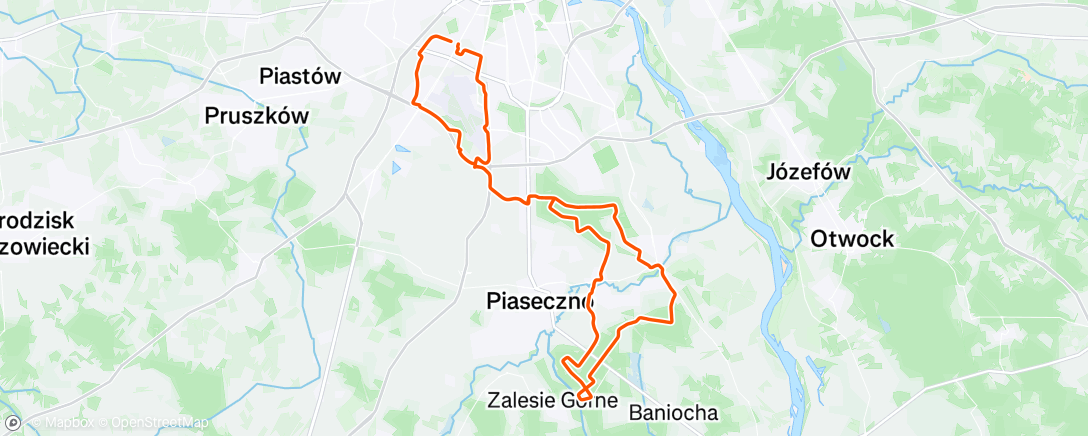Map of the activity, Mud Fun Gravel Ride