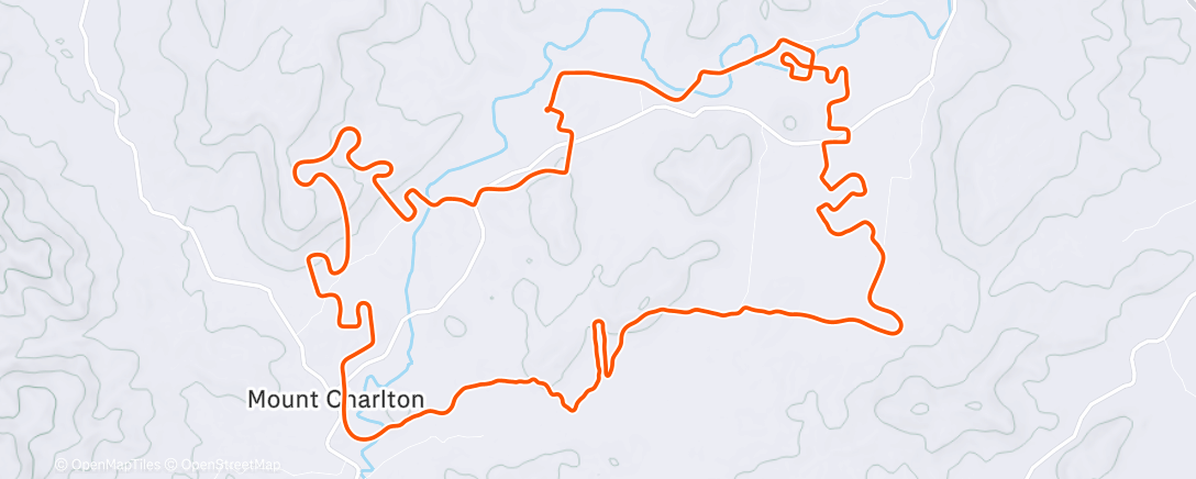 Карта физической активности (MyWhoosh - Aus Outerloop)