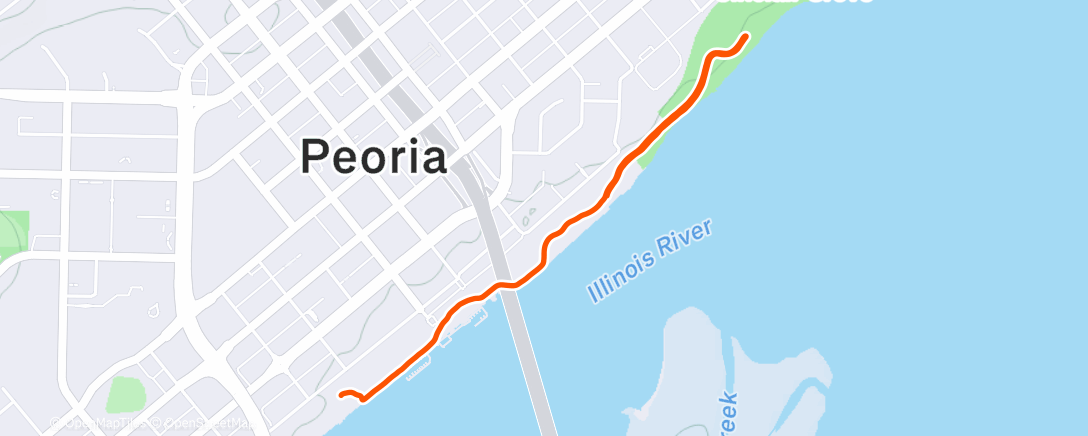 Map of the activity, Afternoon Walk
