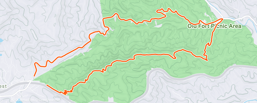 Map of the activity, Afternoon Ride