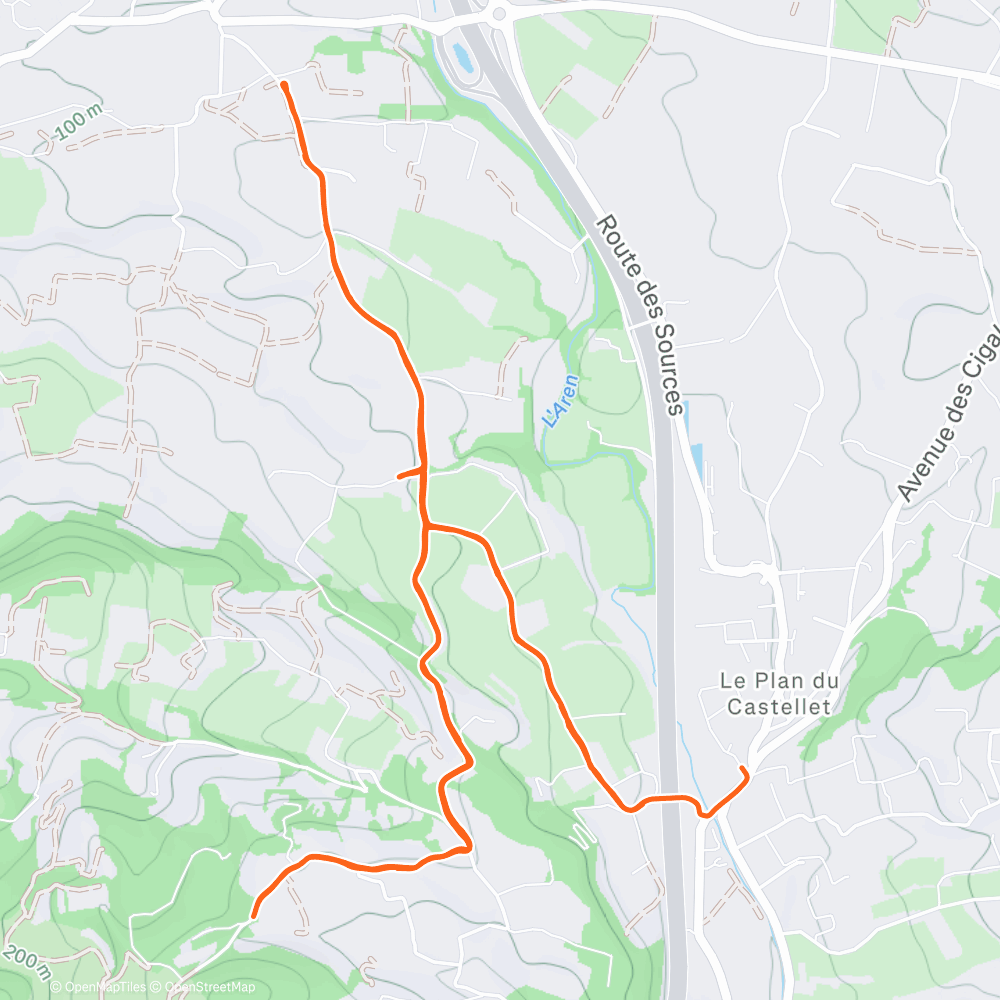 Carte de l'activité