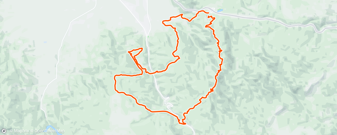 Map of the activity, Butte 25 Course