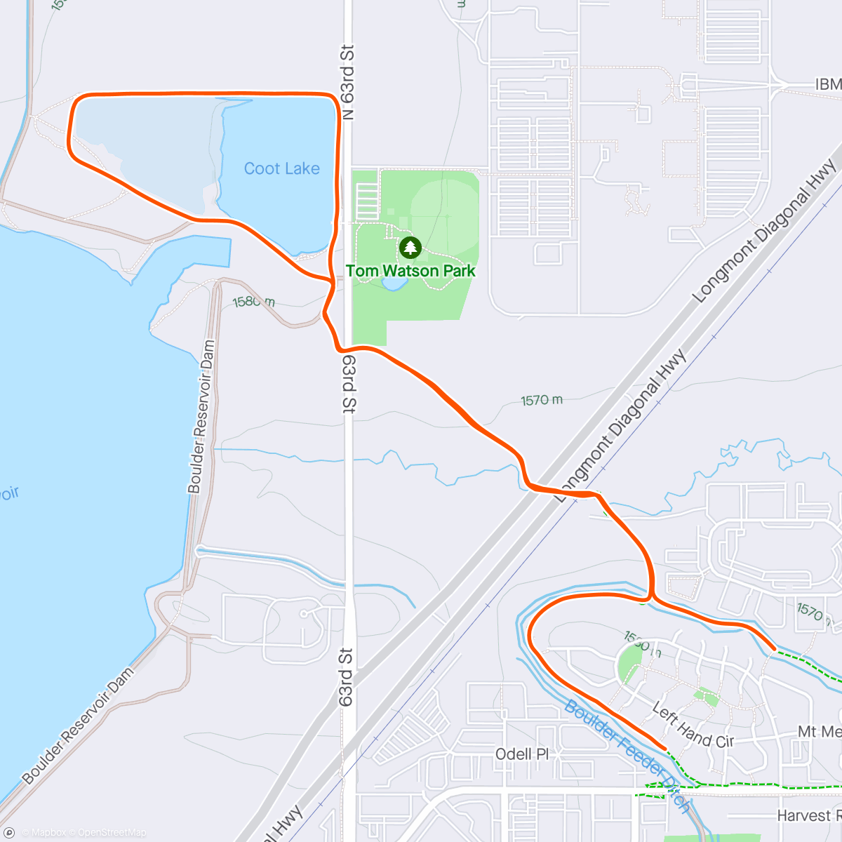 Map of the activity, 2 Dogs and an absolutely unhinged run