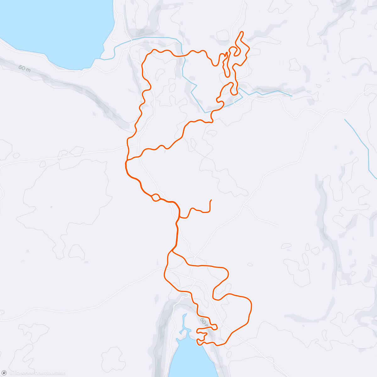 Map of the activity, Zwift - Group Workout: Long - Sweet Spot Summit  on Castle to Castle in Makuri Islands