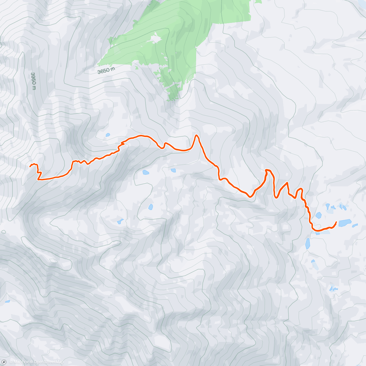 Kaart van de activiteit “Mt Elbert”