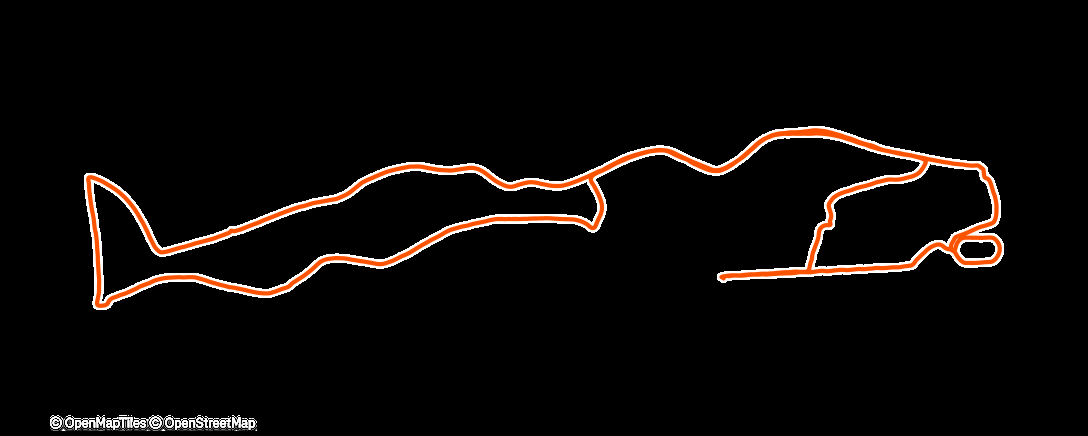 Map of the activity, Last dawn of the year for me