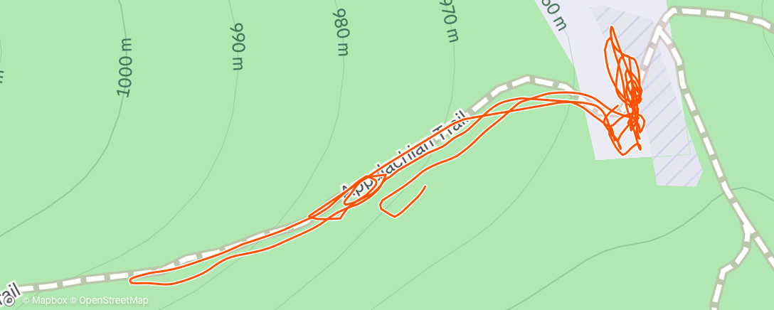 Map of the activity, Morning Hike