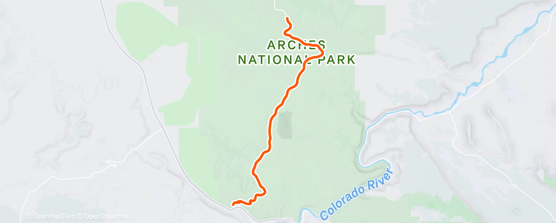 Map of the activity, Morning Ride