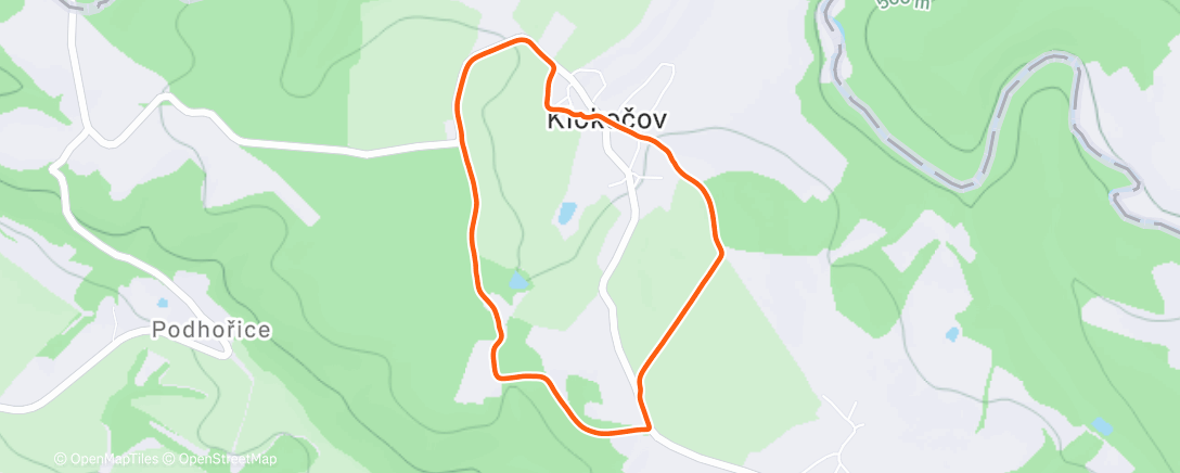 Карта физической активности (Afternoon Walk)