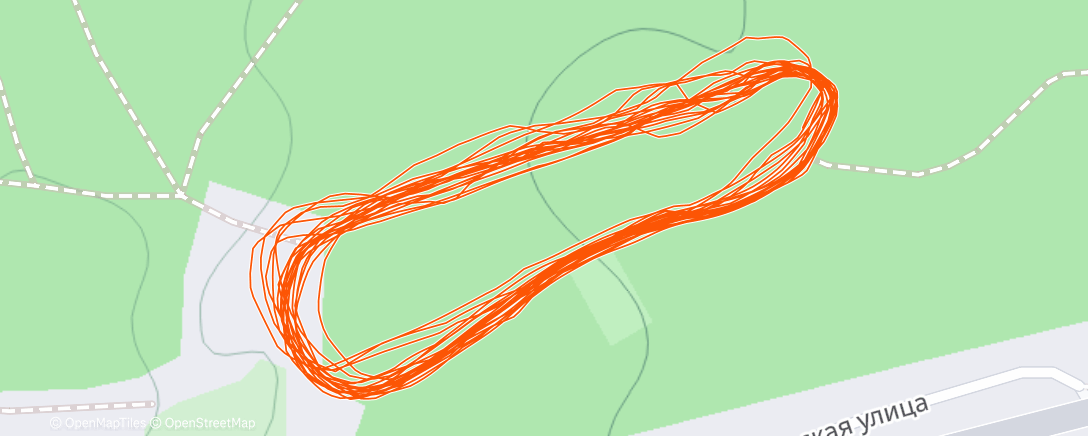 Map of the activity, Северный лыжный заезд (после обеда)