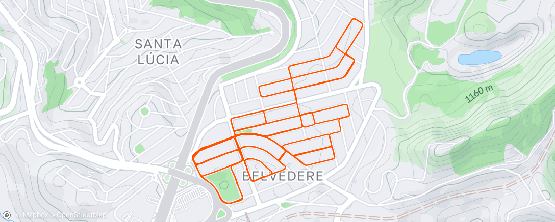 Map of the activity, A quem chame de treino longo, eu chamo de treino mental