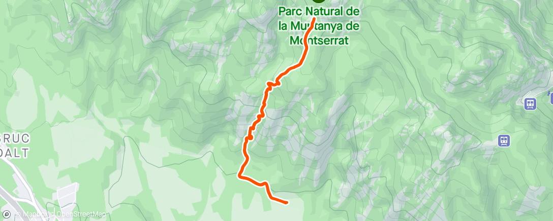 Mapa de la actividad (Hike with rubia 👱‍♀️)