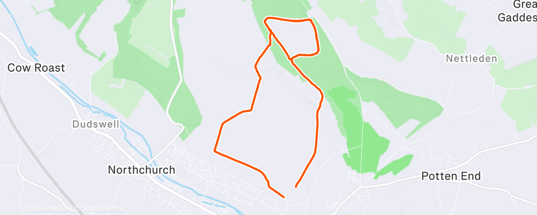 Map of the activity, Boxing Day Hangover Cure