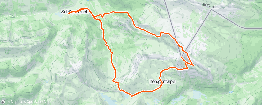 Carte de l'activité Ifen-Loop mit Alex 🏃‍♀️🏃‍♂️⛰️