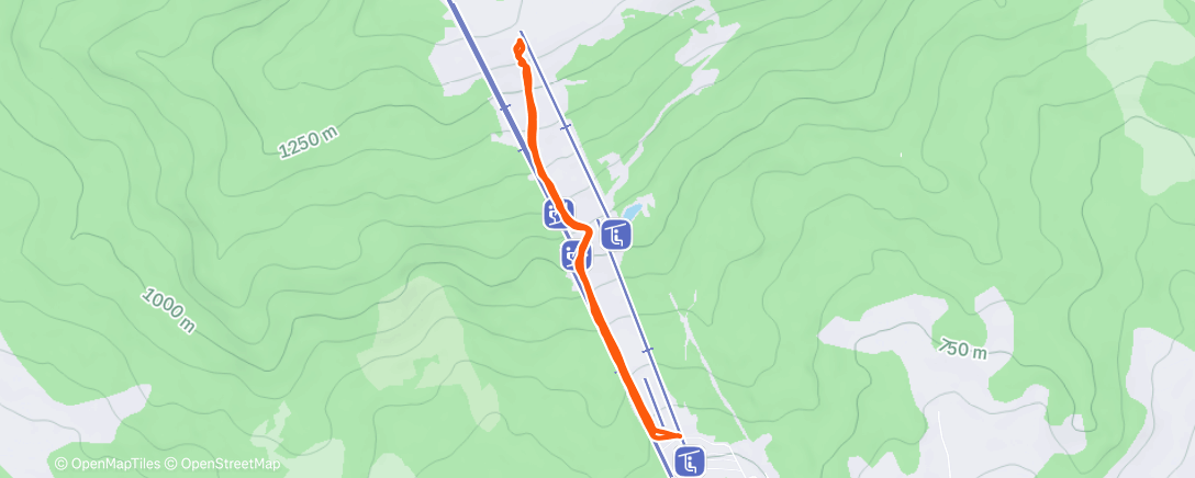 Карта физической активности (Kubínka)