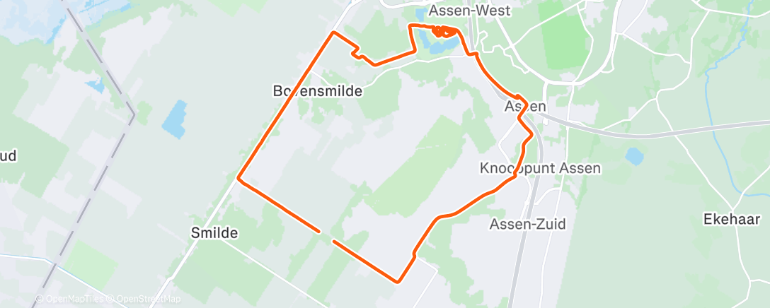 Карта физической активности (Ankunft in Drente)