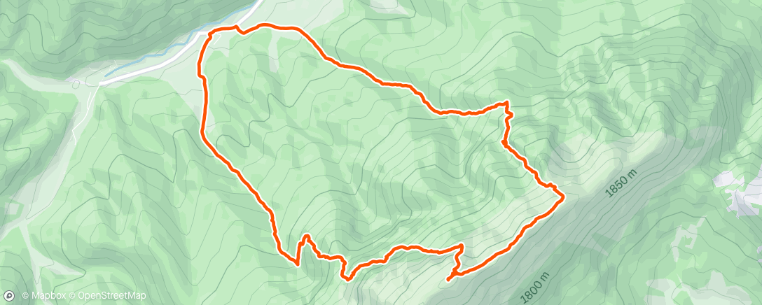 Map of the activity, Padina lui Calinet - Vf Ascutit - Vf Padina Popii - Ref Diana - Plaiul Foii