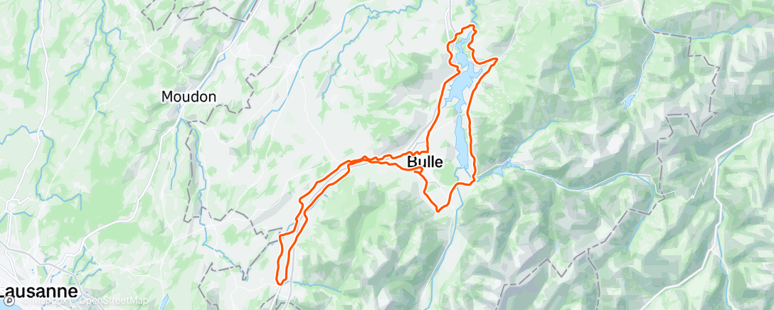 Map of the activity, Sortie vélo dans l'après-midi en court 😎🌞