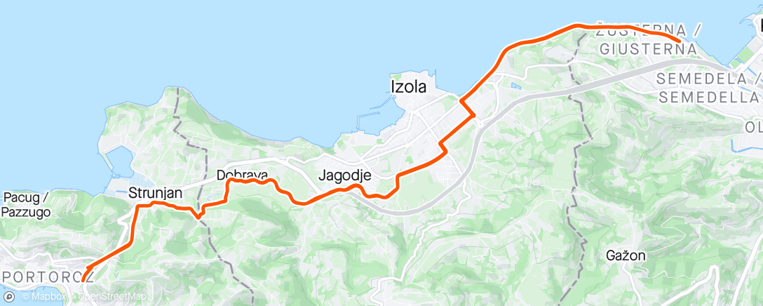 Map of the activity, Slovenia holiday Pt. 3