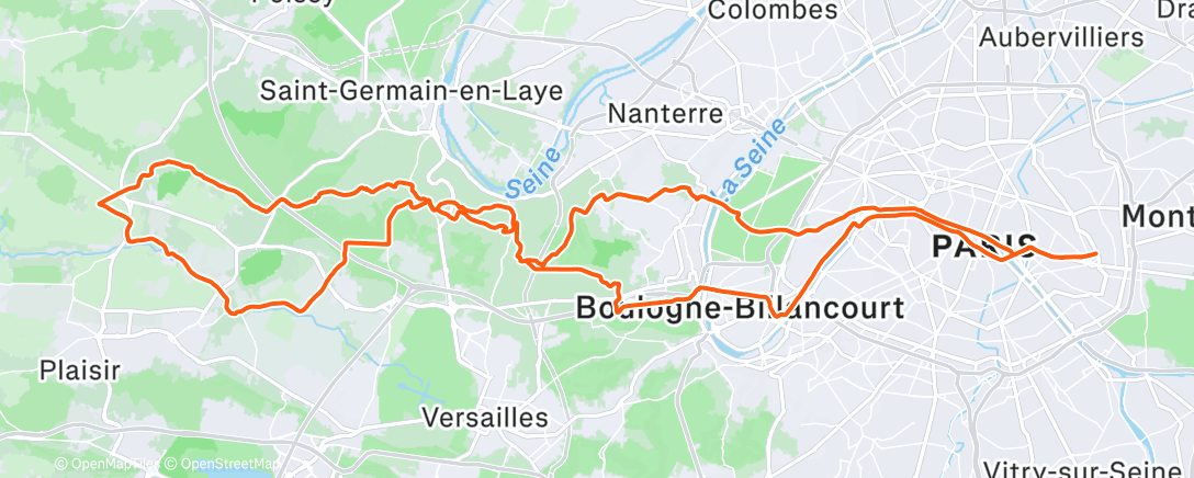 Map of the activity, Nouveaux pneus pour nouvelle année