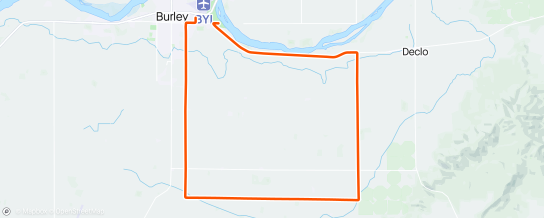 Mapa de la actividad (ROUVY - Spudman Race Route | Idaho | USA)