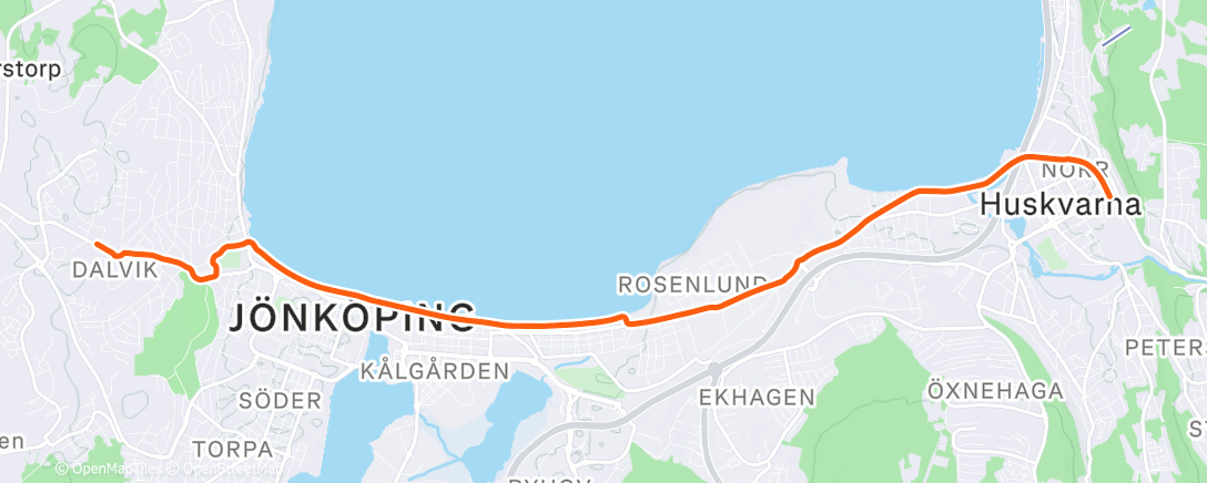 Map of the activity, Afternoon Mountain Bike Ride