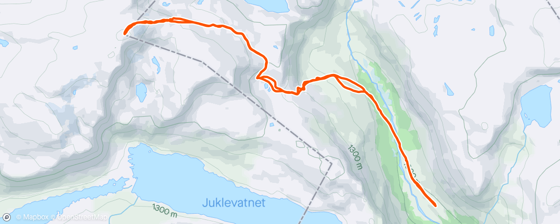 Map of the activity, Høgeloft