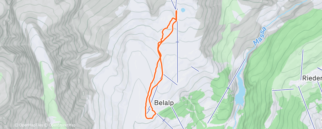 Carte de l'activité Skitour Belalp #3