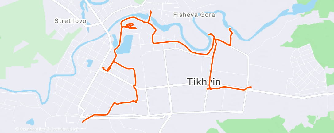 Map of the activity, Волчьи странствия, день второй