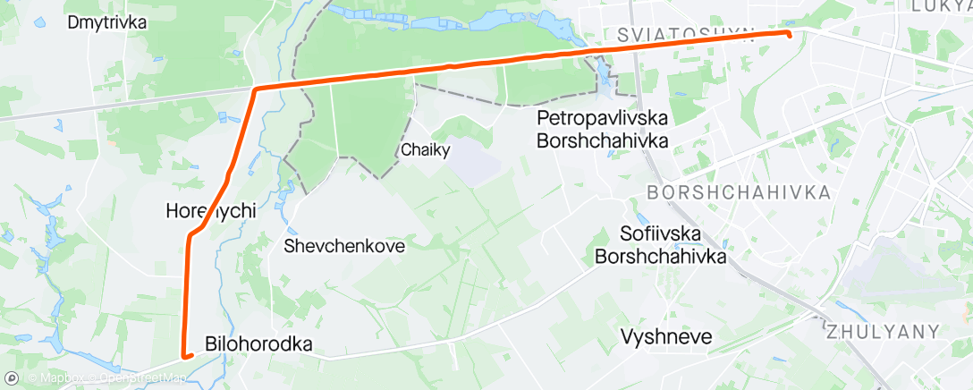 Map of the activity, скучила за Верой