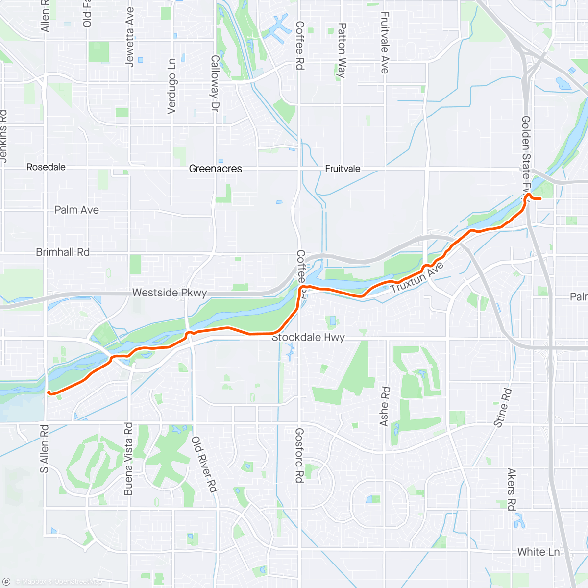 Map of the activity, Great Afternoon Ride