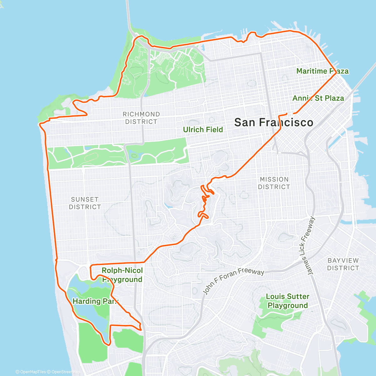 Map of the activity, Relaxed mashed