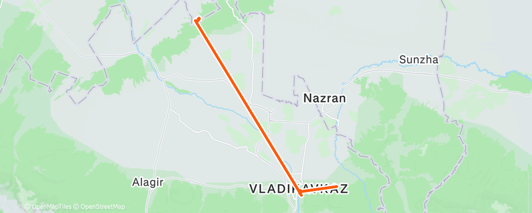 Карта физической активности (Morning Run)