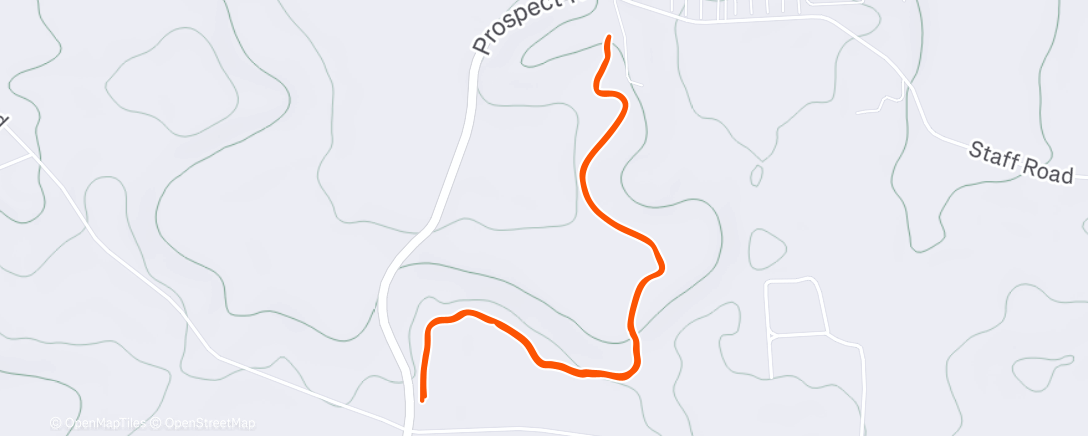 Map of the activity, North country trail, pa