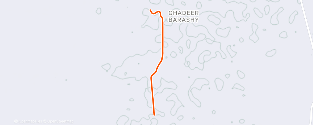 Map of the activity, MyWhoosh - Al Qudra