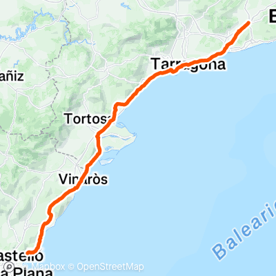 Vilafranca del Penedes, Benicasim. | 233.8 km Cycling Route on Strava