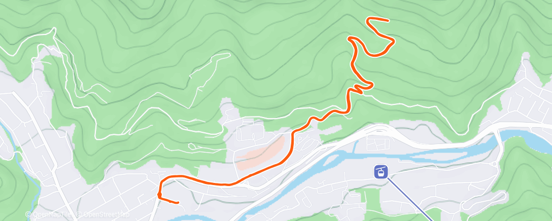 Map of the activity, Трейлраннинг (день)