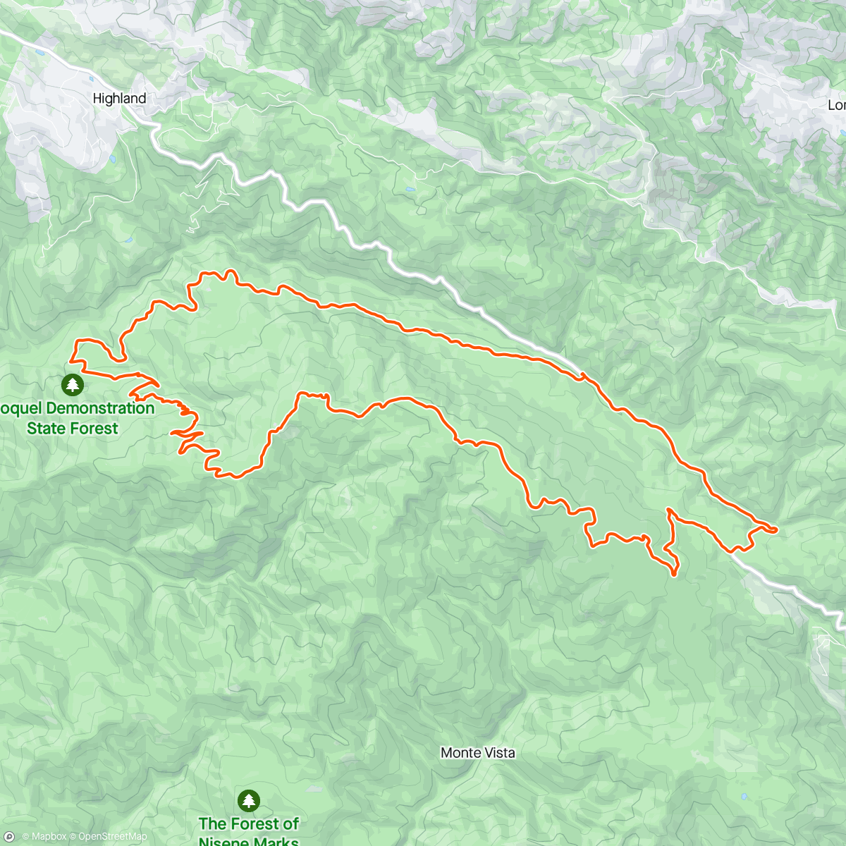 Map of the activity, Even Flow