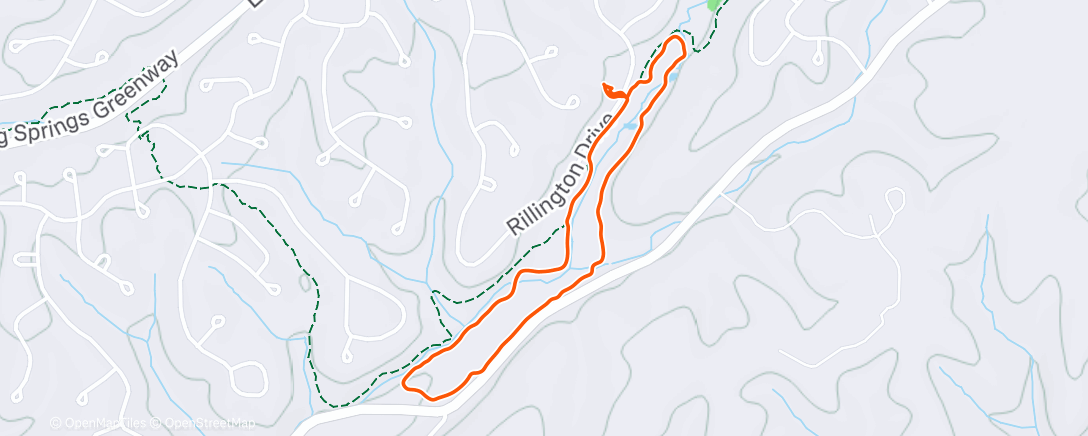 Map of the activity, Too cold for photos!