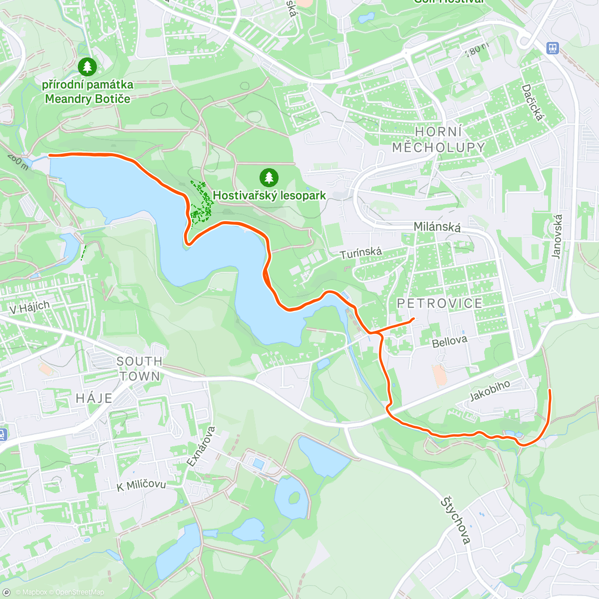 Map of the activity, trochu rychlosti, trochu bolesti a zima 🥶