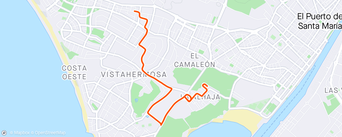Map of the activity, Walk home because I was too worn out to keep running but then I ran a little during this walk because I was too bored to keep walking