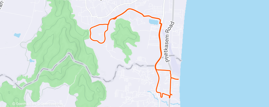 Map of the activity, MTB Palmhills
